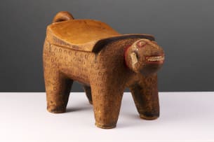 Leopard stool, West Africa
