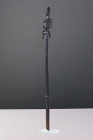 Senufo daleu staff, Ivory Coast, mid/late 20th century