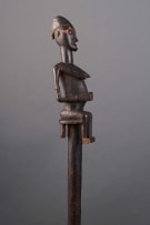 Senufo daleu staff, Ivory Coast, mid/late 20th century