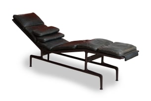 Charles and Ray Eames (1907-1978) and (1912-1988); 'Billy Wilder Model ES106' chaise longue after a 1968 design by Charles and Ray Eames for Herman Miller, USA