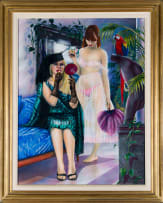 Elize MacDonald; Two Figures and a Parrot