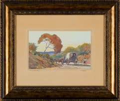 Walter Battiss; Nearing Olifantsbrug (sic)