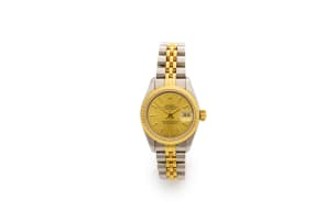 Rolex 18ct yellow gold and stainless steel 'Oyster Perpetual Datejust' ladies wristwatch Ref. 79173