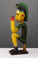 Bambara seated puppet, Mali