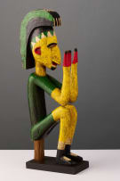 Bambara seated puppet, Mali