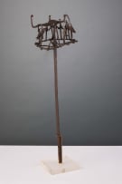 Yoruba Opa Orisha iron staff, Nigeria