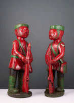 Yoruba colon soldiers, Nigeria, two