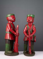 Yoruba colon soldiers, Nigeria, two