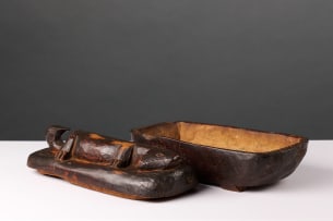 Lizard box with lid, West Africa