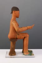 Ewe seated shrine figure, Ghana