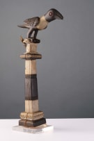 Akan linguists staff surmounted by a crow, Ghana