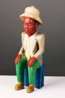 Colon seated figure, West Africa