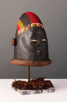 Yoruba helmet mask, West Africa
