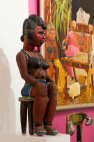 Senufo seated female figure, West Africa