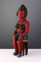 Senufo seated female figure, West Africa