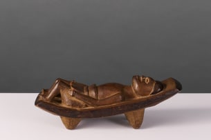 Lounging figure, West Africa