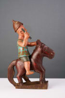 Ewe equestrian figure, Ghana