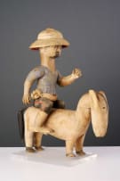 Ewe equestrian figure, Ghana