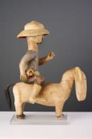 Ewe equestrian figure, Ghana