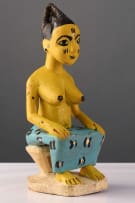 Guro seated figure, Ivory Coast
