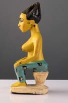 Guro seated figure, Ivory Coast