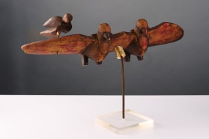 Senufo Bird staff finial, Sejen, Ivory Coast