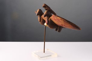 Senufo Bird staff finial, Sejen, Ivory Coast