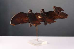 Senufo Bird staff finial, Sejen, Ivory Coast