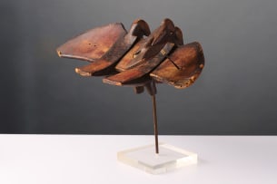 Senufo Bird staff finial, Sejen, Ivory Coast