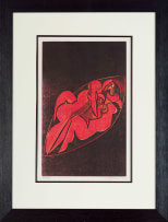 Cecil Skotnes; Shaka Wipes his Ax, from The Assassination of Shaka portfolio