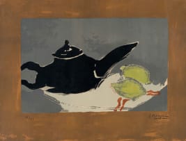 Georges Braque; Théière et Citrons (Teapot and Lemons) (Valliers 44)
