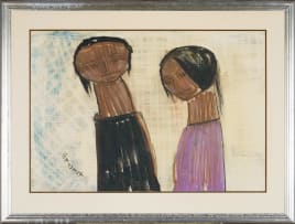 Charles Gassner; Two Figures