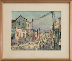 George Enslin; Street Scene