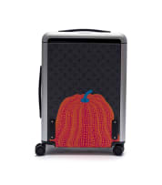 Louis Vuitton x Yayoi Kusama; A Limited Edition Monogram Eclipse Reverse Pumpkin Horizon 55 with Silver-Tone Hardware