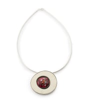 Maia Holm ivory and glass neckpiece