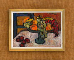 Hindy Rutenberg; Still Life with Bowl of Fruit