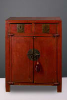 Chinese style painted cabinet