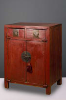 Chinese style painted cabinet