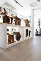 Wooden milk vessel with lid, Sudan