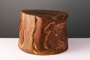 Wooden stool possibly Bamilke, Cameroon