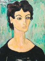 Reproduction of Portrait: Anna Starcke by Irma Stern