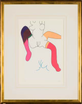 Walter Battiss; Girl Moving her Legs