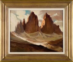Follower of David Bomberg; The Faraglioni off Capri
