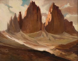 Follower of David Bomberg; The Faraglioni off Capri