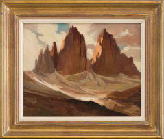 Follower of David Bomberg; The Faraglioni off Capri