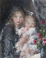 Aurel Naray; Holding the Baby