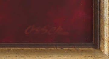 Josef Osser; Red Landscape