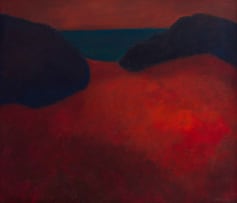 Josef Osser; Red Landscape