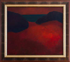 Josef Osser; Red Landscape