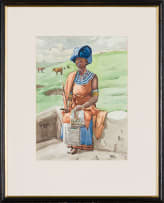 George Milwa Mnyaluza Pemba; Seated Xhosa Woman